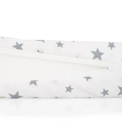 Moni Babybett-Matratze Classico 120 x 60 x 9 cm, Bezug abnehmbar, 100% Baumwolle weiß