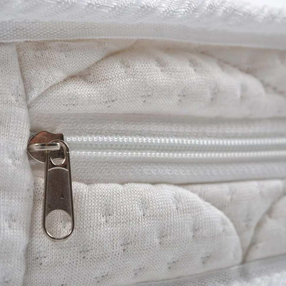 Moni Babybett Matratze Majesty 120 x 60 x 12 Bamboo abnehmbar antiallergisch weiß