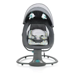 Moni Babywippe Axel 3 in 1 Schaukelfunktion Stubenwagen, Fernbedienung, Melodien grün