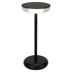 Näve Akku-/Tischleuchte "PASI" H: 26,4cm schwarz
