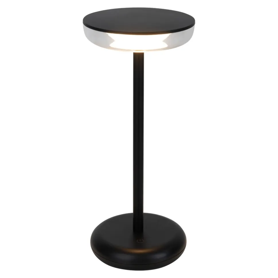 Näve Akku-/Tischleuchte "PASI" H: 26,4cm schwarz