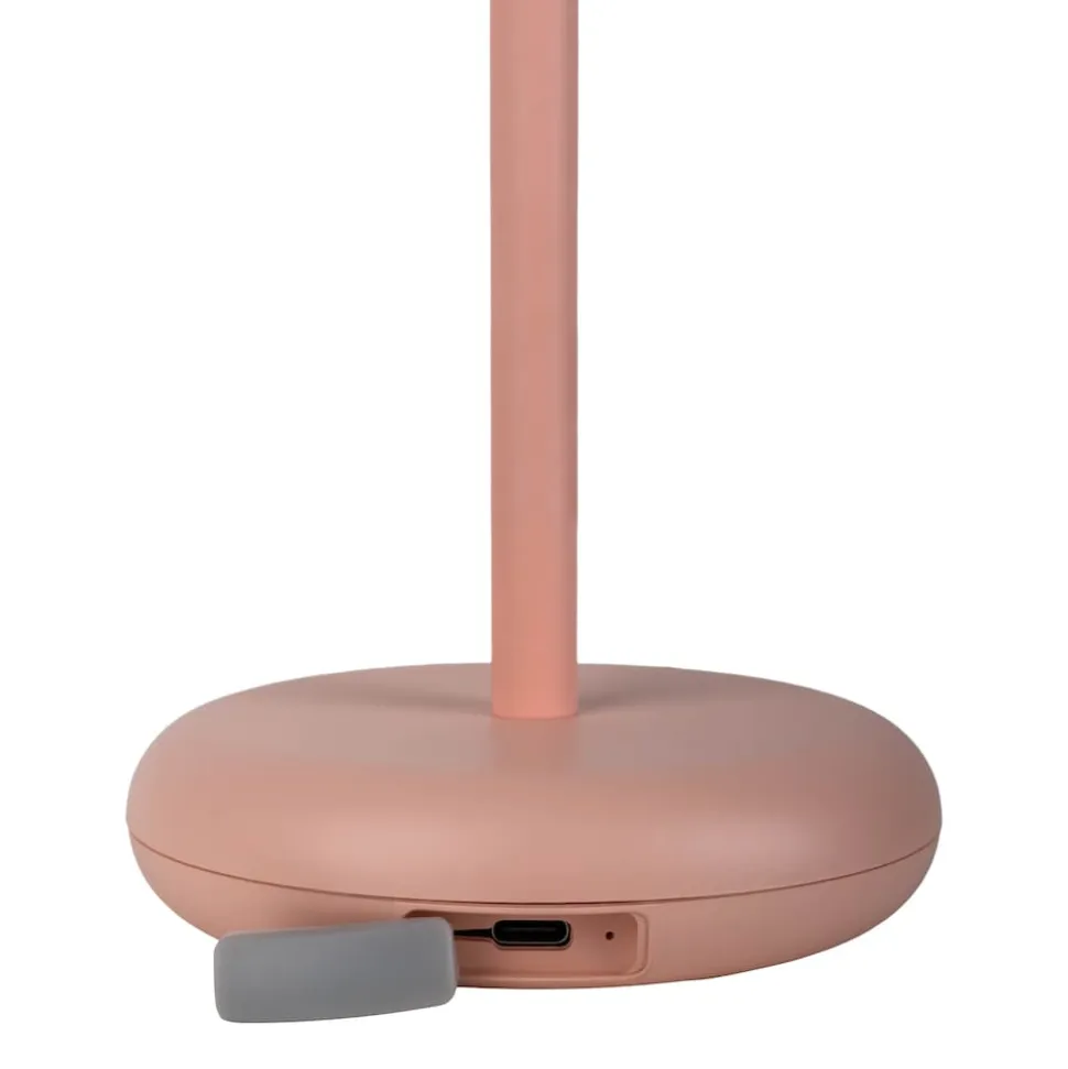 Näve Akku-Tischleuchte "PASI" rosa