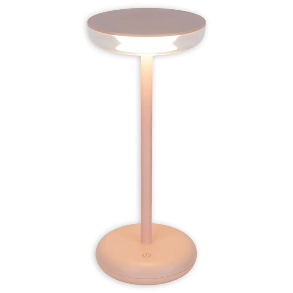 Näve Akku-Tischleuchte "PASI" rosa