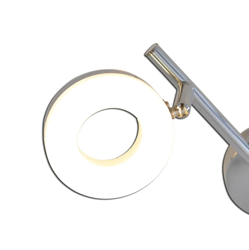 Näve 2er LED Wand-/Deckenspot L: 30cm chrom