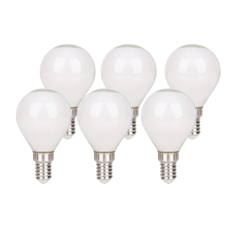 Näve 6er-Set LED Leuchtmittel "DAFFY" H: 7,7cm warmweiß