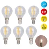 Näve 6er-Set LED Leuchtmittel "DAFFY" H: 7,8cm warmweiß