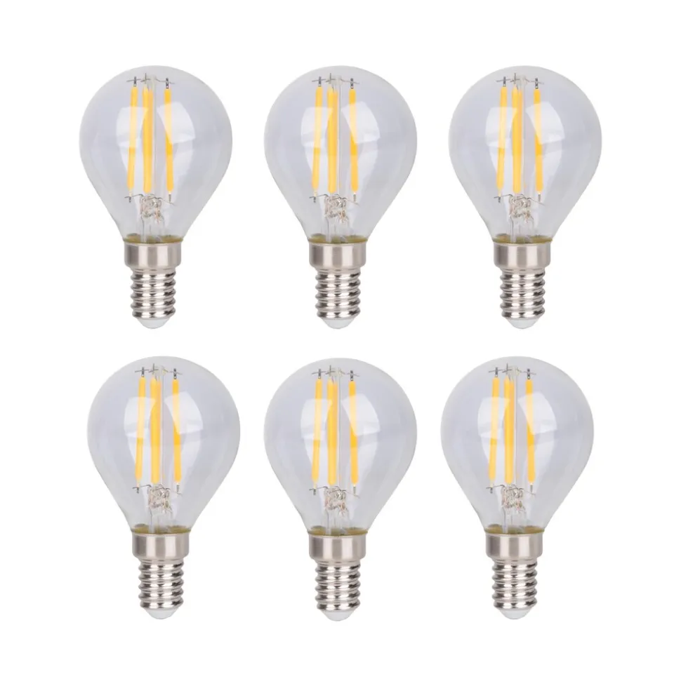 Näve 6er-Set LED Leuchtmittel "DAFFY" H: 7,8cm warmweiß