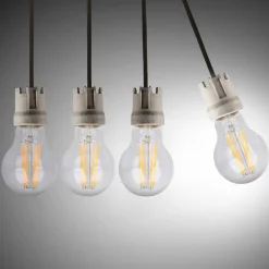 Näve 5er-Set LED Leuchtmittel "DAFFY" H: 10,5cm warmweiß