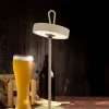 Näve LED-Akku-Tischleuchte "ELLI" frost almond