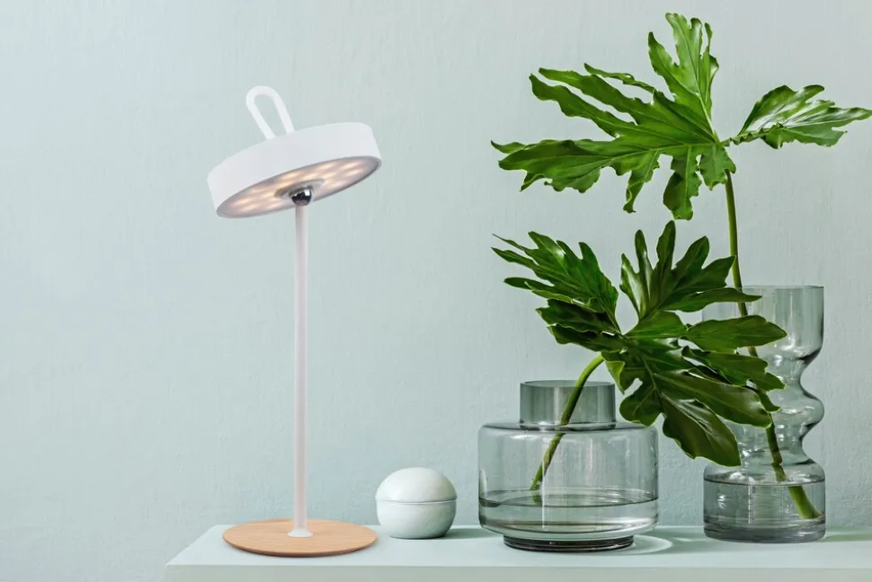 Näve LED-Akku-Tischleuchte "ELLI" weiß
