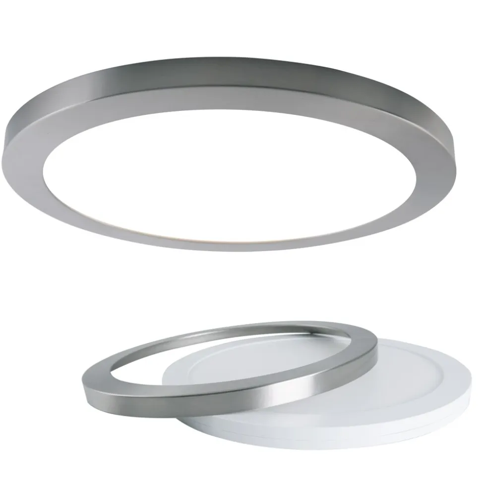 Näve LED / CCT Deckenleuchte "BONUS" Ø: 33cm chrom