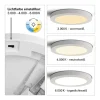 Näve LED / CCT Deckenleuchte "BONUS" Ø: 22,5cm chrom