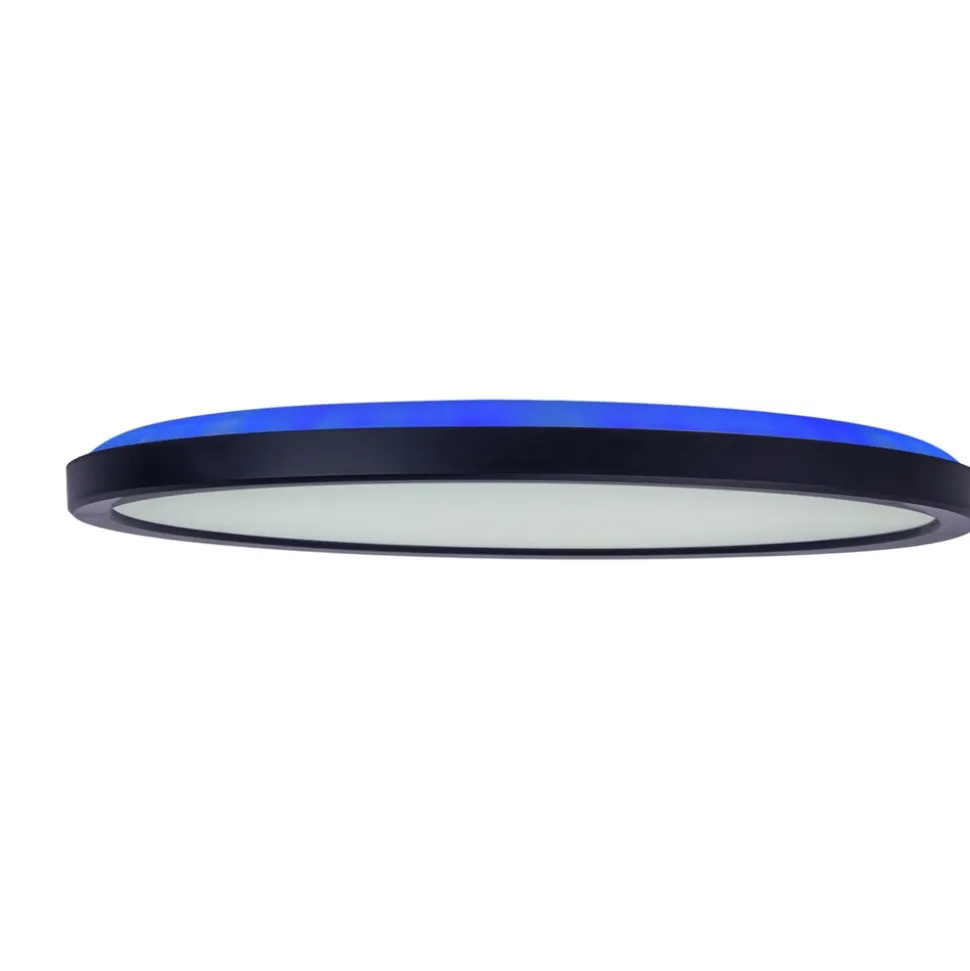 Näve LED / CCT Deckenleuchte "CARLO" inkl. RGB-Backlight Ø: 29,3cm