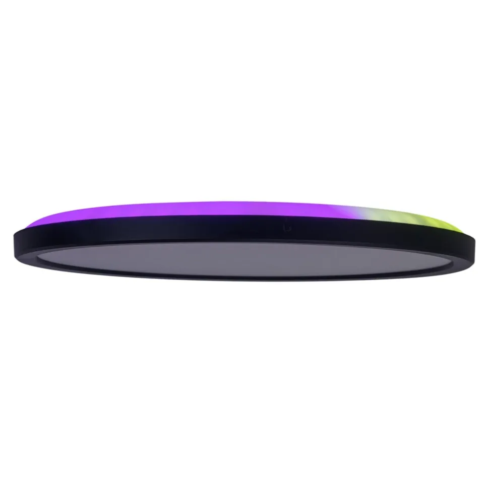 Näve LED / CCT Deckenleuchte "CARLO" inkl. RGB-Backlight Ø: 29,3cm
