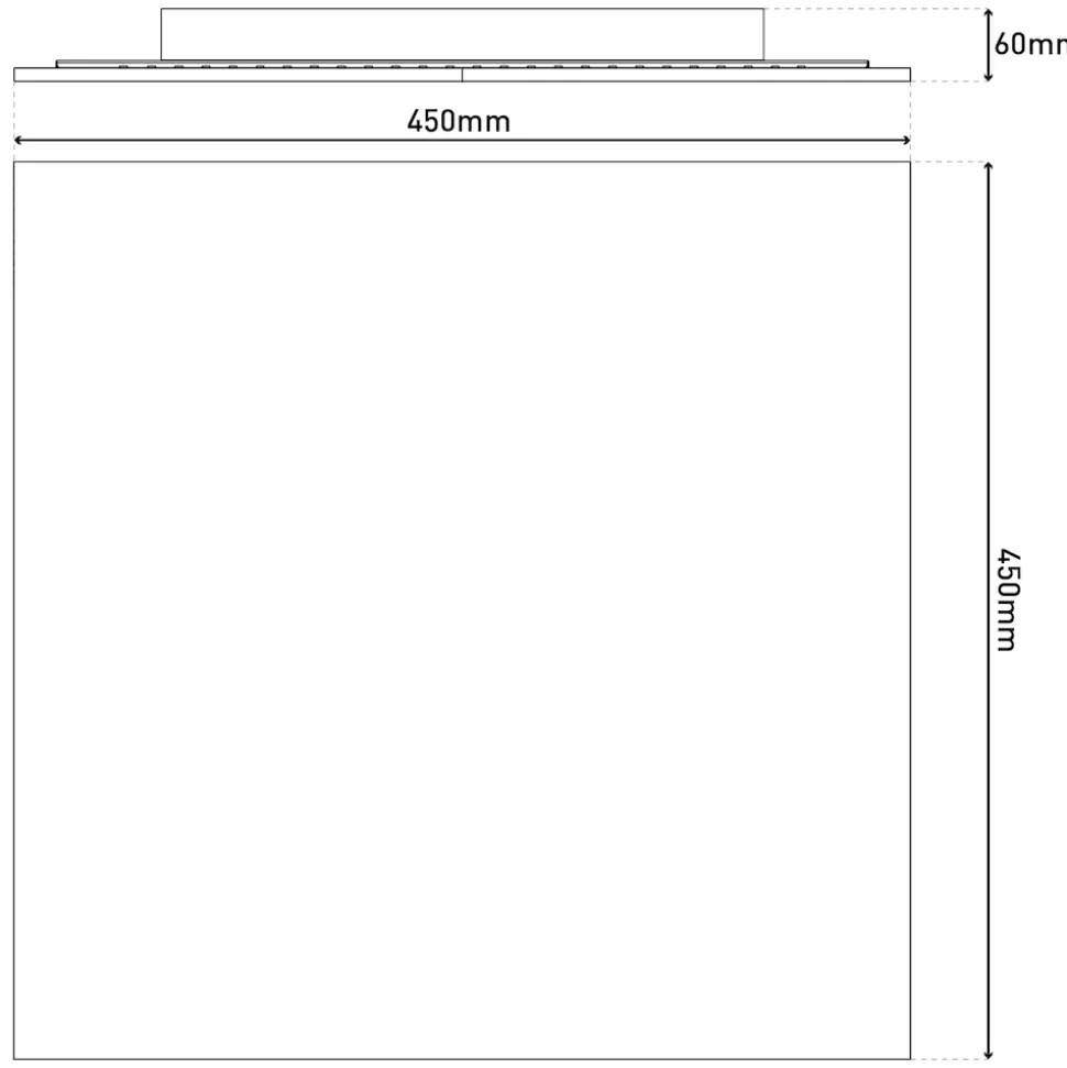 Näve LED / CCT / RGB Backlight Panel L/B: 45cm weiß