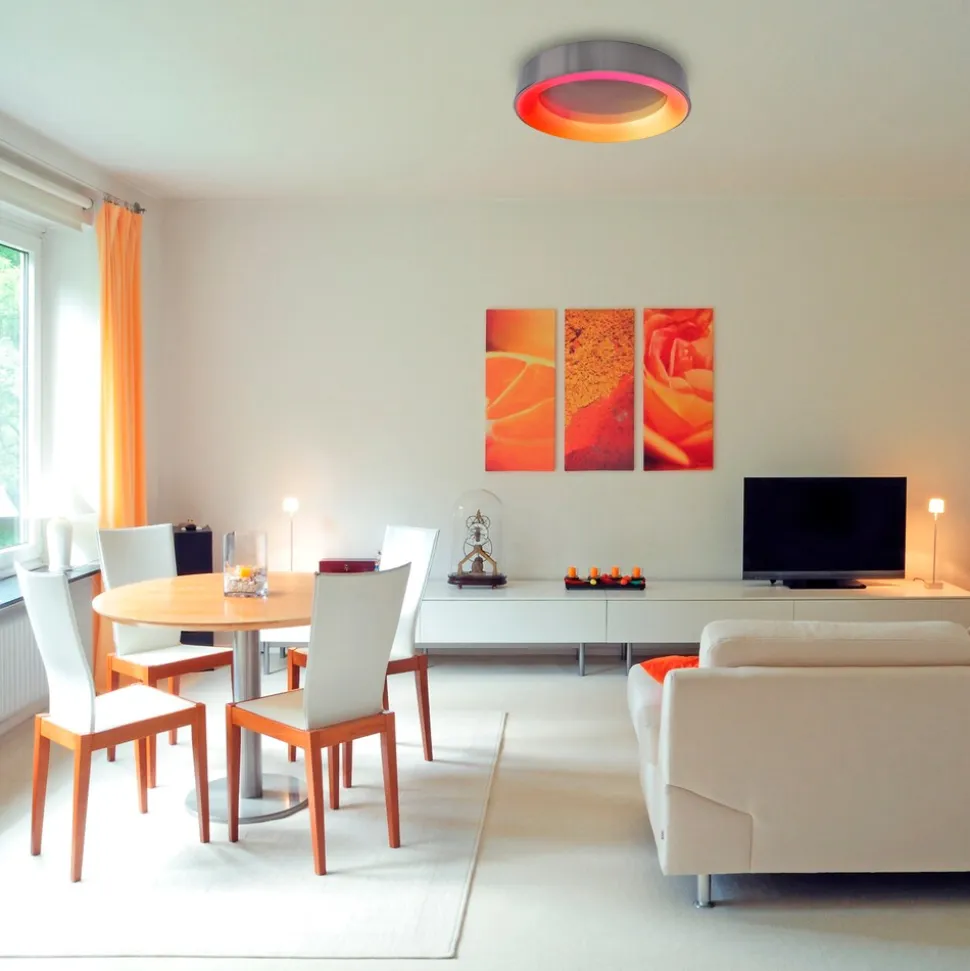 Näve LED / CCT / RGB Deckenleuchte "MULTO" Ø: 46,5cm