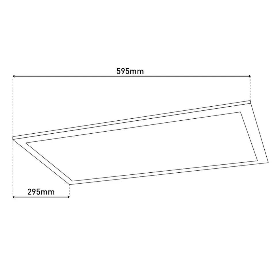 Näve LED Sensor-Panel "ALEGRE" L: 59,5cm inkl. Halterung / weiß