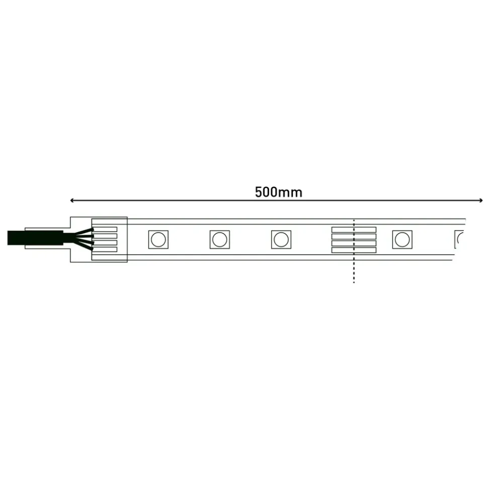 Näve LED "Stripe" outdoor 500cm RGBW