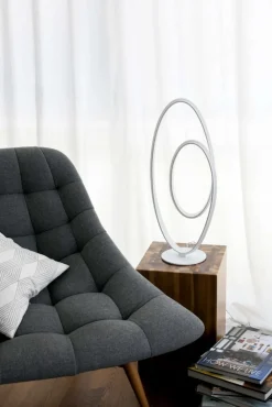 Näve LED Tischleuchte h: 60cm weiß "ODRIVE"