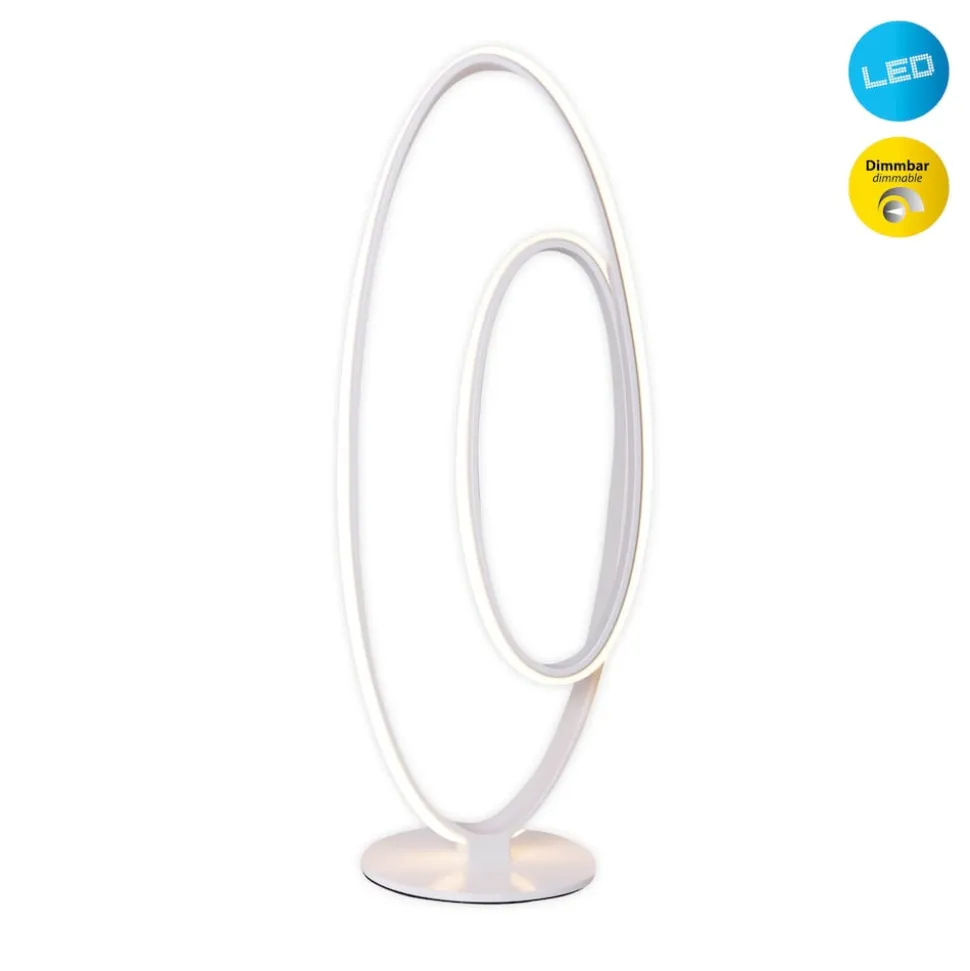Näve LED Tischleuchte h: 60cm weiß "ODRIVE"