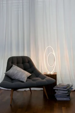 Näve LED Tischleuchte h: 60cm weiß