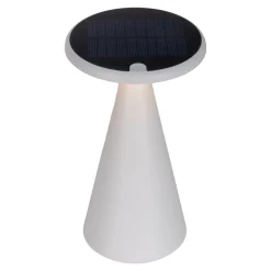 Näve Solar-Akku-Tischleuchte "PALU" weiß