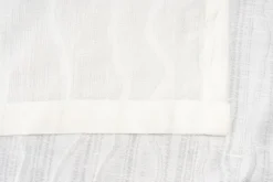 Ondeco Schlaufenschal Stream Gardinen Blickdicht Vorhang Schlafzimmer 1er Set Farbe: Weiß, Größe: 135x245 cm