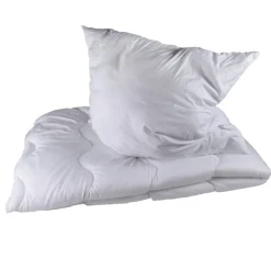 Premium Bettenset Mikrofaser, 2-teilig – Steppbettdecke 200x200 cm Kopfkissen 80x80 cm