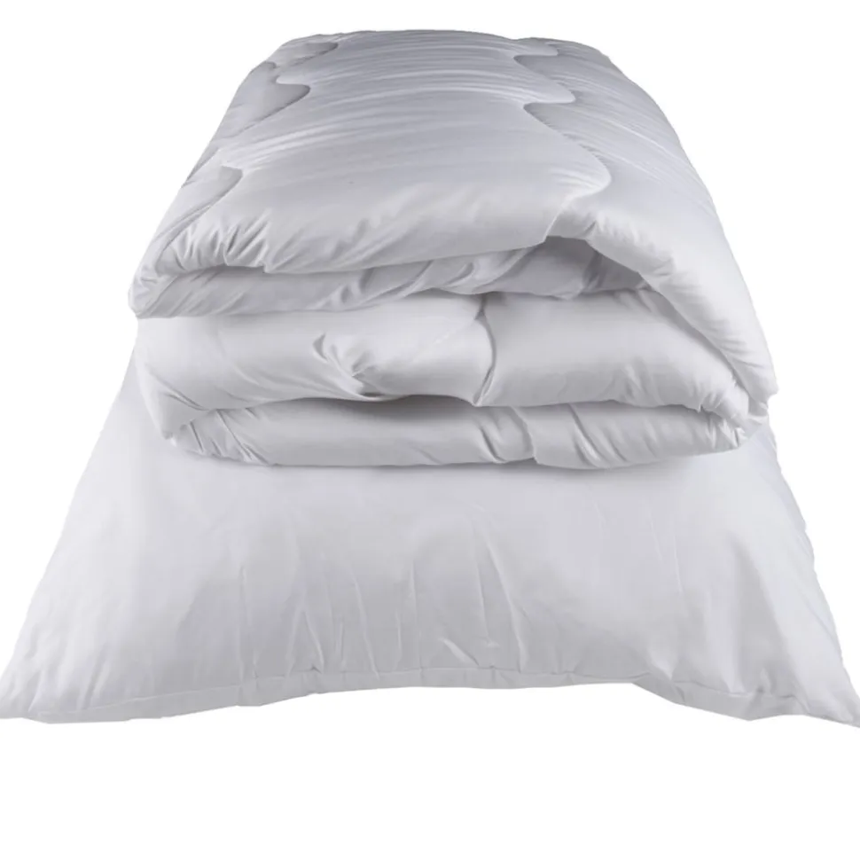 Premium Bettenset Mikrofaser, 2-teilig – Steppbettdecke 200x200 cm Kopfkissen 80x80 cm