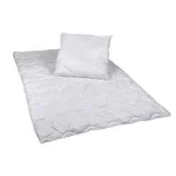 Premium Bettenset Mikrofaser, 2-teilig – Steppbettdecke 200x220 cm Kopfkissen 80x80 cm