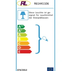 Reality Trio Deckenleuchte RL150, Deckenlampe, chrom 24x24cm