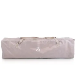 Reiselaufstall Giant, Laufstall klappbar, mit Matratze als Reisebett grau pink