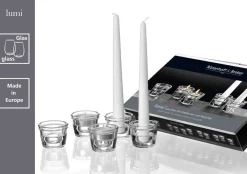 Ritzenhoff & Breker Teelichthalter / Kerzenhalter Lumi ø 6 cm 60er Set