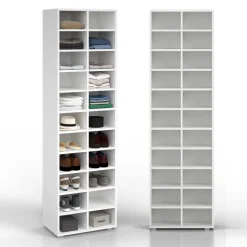 Schuhregal Schrank Paris weiß