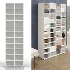 Schuhregal Schrank Paris weiß