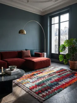 Shaggy-Teppich Berber Bunt 200 x 300 cm - TAFRAUT | Kadima Design
