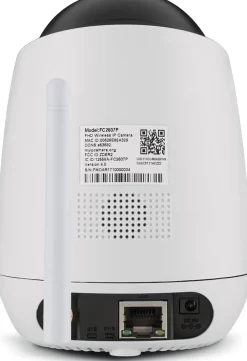 TechniSat Innenkamera 1 | Full-HD Smart Home Kamera, WLAN, Nachtsicht | weiß