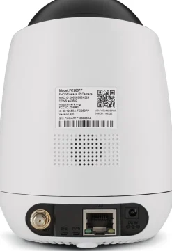 TechniSat Innenkamera 1 | Full-HD Smart Home Kamera, WLAN, Nachtsicht | weiß