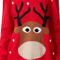 tectake® Weihnachtspullover reizendes Rentier