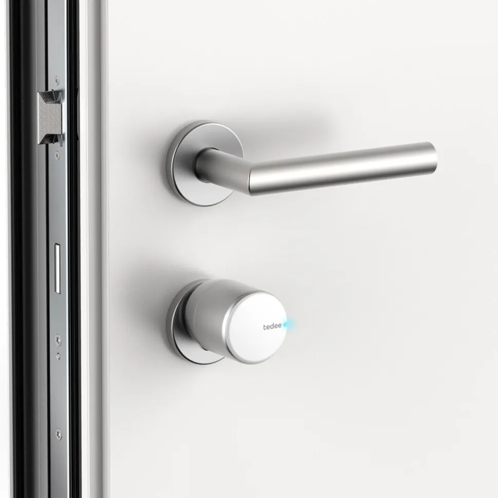 tedee Lock PRO Silber (Bluetooth, Matter over Thread)