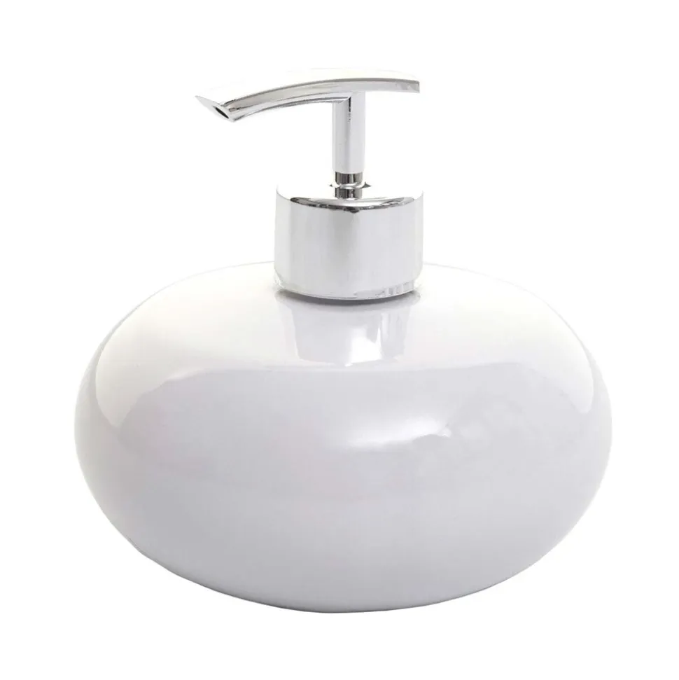 5-teiliges Badset MCW-C72, WC-Garnitur Badezimmerset Badaccessoires, Keramik ~ weiß
