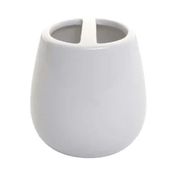 5-teiliges Badset MCW-C72, WC-Garnitur Badezimmerset Badaccessoires, Keramik ~ weiß