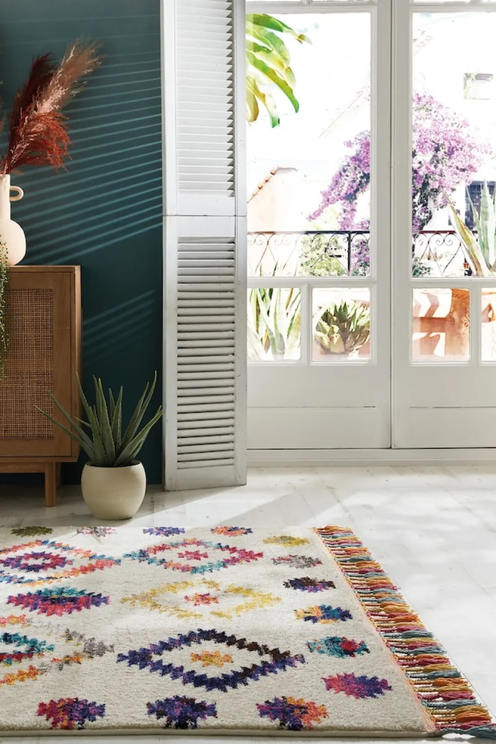 Teppich abstrakt Bunt 80 x 150 cm - ARUN | Kadima Design