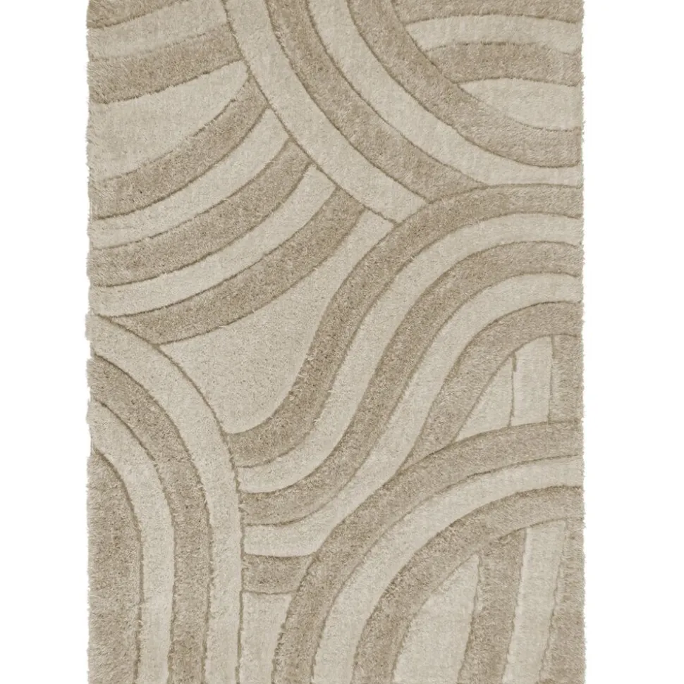 Teppich abstrakt Naturfarben 80 x 150 cm - NADD | Kadima Design