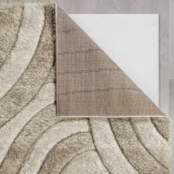 Teppich abstrakt Naturfarben 80 x 150 cm - NADD | Kadima Design