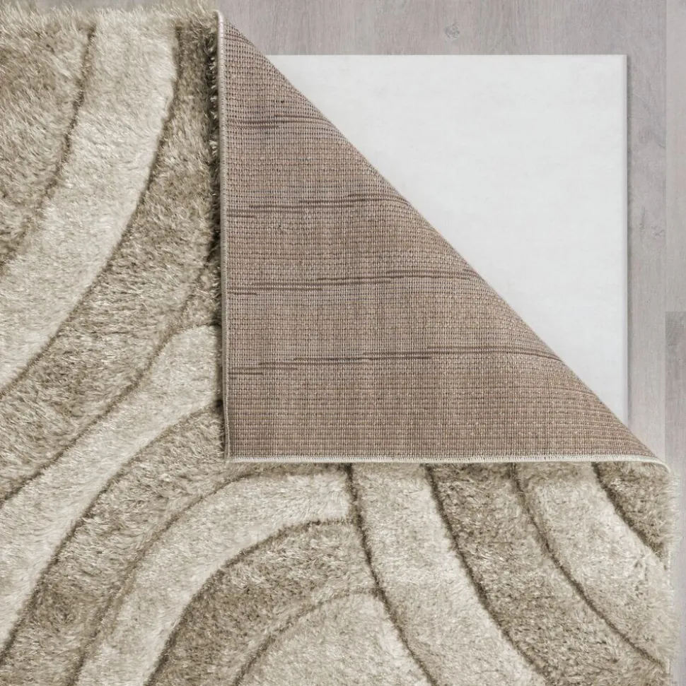 Teppich abstrakt Naturfarben 80 x 150 cm - NADD | Kadima Design