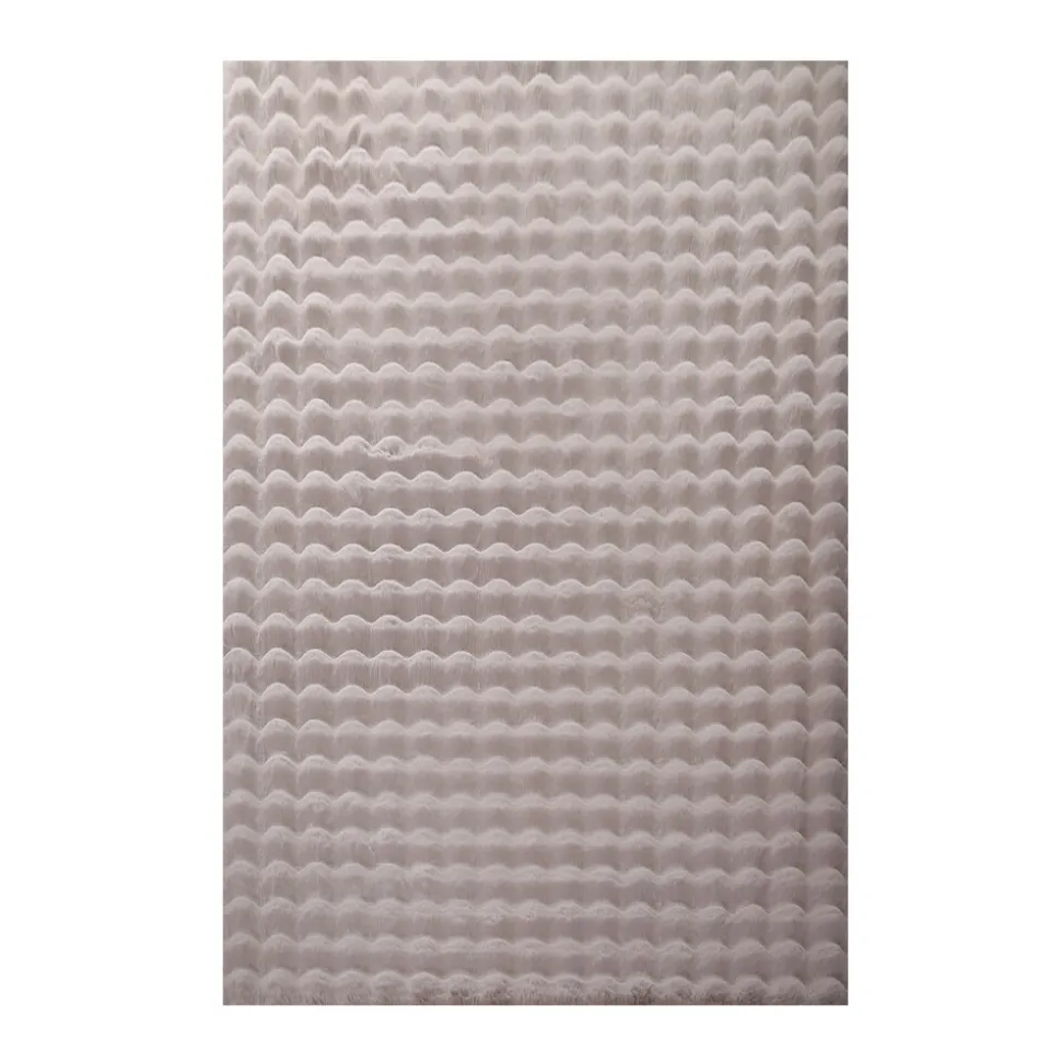 Teppich Hochflor Waschbar NAUDERS in Beige, einfarbig, 80 x 150 cm