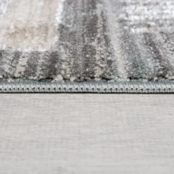 Teppich kariert Grau 200 x 290 cm - DALE | Kadima Design