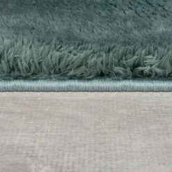 Teppich uni Türkis 160 x 230 cm - LUNE | Kadima Design