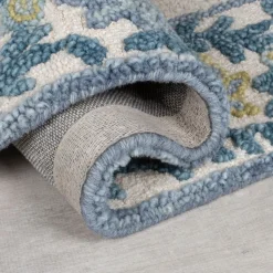 Teppich Wollmischung Blau 200 x 290 cm - BROK | Kadima Design